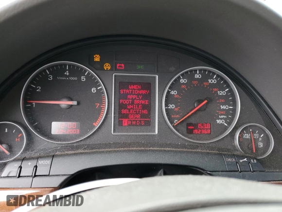 2004 Audi A4 3.0L with VIN WAULT68E04A068464, listed as a Copart auction lot 78646214 with 192,368 mi miles and Clean Title. Bid and sale history available at carsss.com. Image 9.