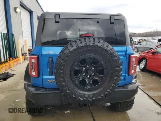 2023 Ford Bronco with VIN 1FMEE5DP5PLC02865, listed as a Copart auction lot 44365875 with 6,978 mi miles and Salvage Title. Bid and sale history available at DreamBid. Image 6.
