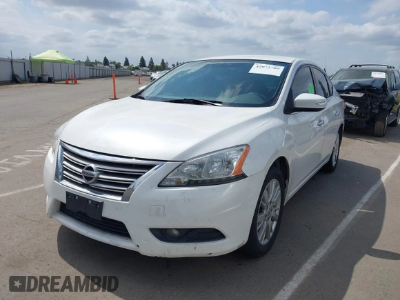 2013 Nissan Sentra SV with VIN 3N1AB7AP5DL645998, listed as a IAAI auction lot 42072709 with 172,077 mi miles. Bid and sale history available at carsss.com. Image 2.