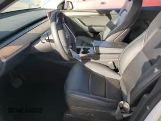 2023 Tesla Model Y Long Range with VIN 7SAYGAEE7PF619170, listed as a Copart auction lot 47647585 with 35,674 mi miles and Salvage Title. Bid and sale history available at DreamBid. Image 7.