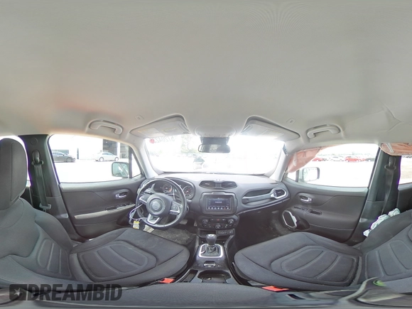 2018 Jeep Renegade Latitude with VIN ZACCJABB5JPH11414, listed as a Copart auction lot 57204235 with 73,097 mi miles and Salvage title. Bid and sale history available at DreamBid. Image 14.