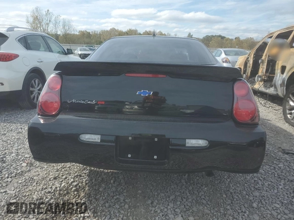 2005 Chevrolet Monte Carlo LS with VIN 2G1WW12E159231003, listed as a Copart auction lot 79109084 with 36,571 mi miles and Salvage Title. Bid and sale history available at carsss.com. Image 6.
