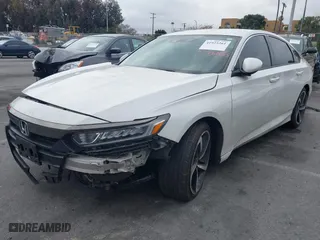2018 Honda Accord Sedan Sport 1.5T with VIN 1HGCV1F37JA025402, listed as a IAAI auction lot 41925261 with 129,928 mi miles. Bid and sale history available at carsss.com. Image 17.