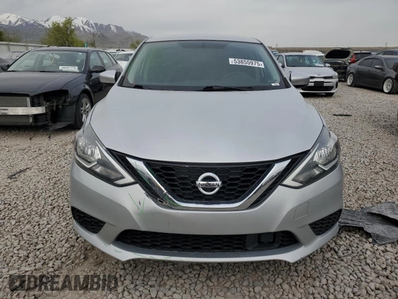 2018 Nissan Sentra S with VIN 3N1AB7AP7JY334670, listed as a Copart auction lot 53855975 with 92,235 mi miles and Salvage Title. Bid and sale history available at DreamBid. Image 5.