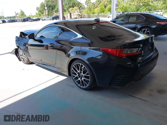 2016 Lexus RC 200t F Sport with VIN JTHHA5BCXG5000586, listed as a IAAI auction lot 42713402 with 155,470 mi miles and . Bid and sale history available at DreamBid. Image 3.