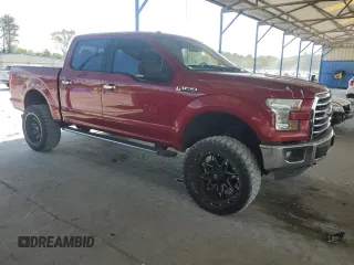 2015 Ford F-150 XLT with VIN 1FTEW1EFXFFC03278, listed as a Copart auction lot 65702765 with 144,383 mi miles and Clean title. Bid and sale history available at DreamBid. Image 4.