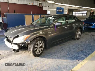 2011 Infiniti M with VIN JN1AY1AR3BM570282, listed as a Copart auction lot 86947684 with Not Provided miles and Salvage Title. Bid and sale history available at carsss.com. Image 1.