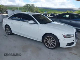 2014 Audi A4 Premium Plus with VIN WAUFFAFL3EN023277, listed as a IAAI auction lot 42492515 with 174,478 mi miles and . Bid and sale history available at DreamBid. Image 1.