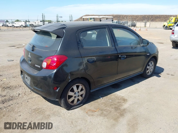 2014 Mitsubishi Mirage ES with VIN ML32A4HJ4EH004817, listed as a IAAI auction lot 42652590 with 155,186 mi miles and . Bid and sale history available at DreamBid. Image 4.