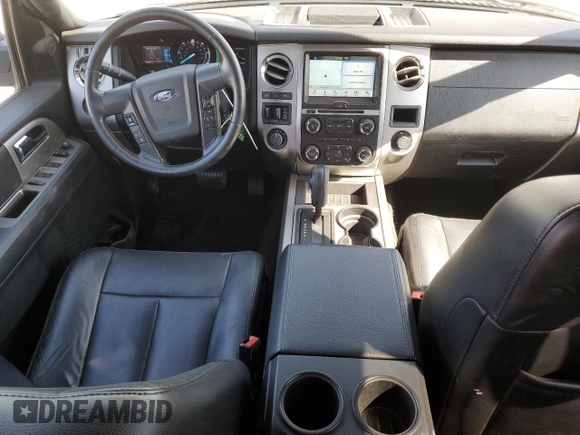 2016 Ford Expedition Max XLT with VIN 1FMJK1JT7GEF28916, listed as a Copart auction lot 54512765 with 124,957 mi miles and Salvage title. Bid and sale history available at DreamBid. Image 8.