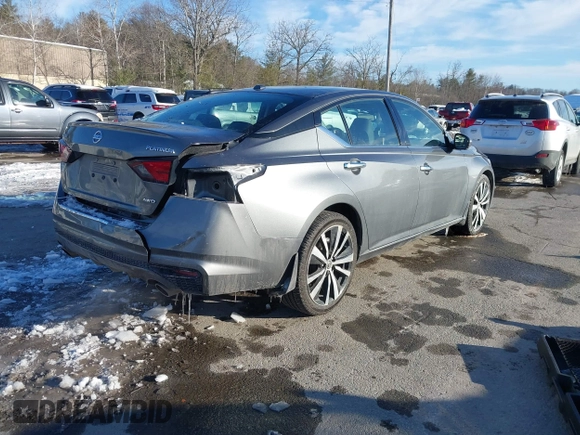 2019 Nissan Altima 2.5 Platinum with VIN 1N4BL4FW0KC229384, listed as a IAAI auction lot 41585970 with 112,087 mi miles. Bid and sale history available at carsss.com. Image 4.