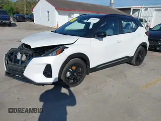 2023 Nissan Kicks SR with VIN 3N1CP5DV2PL525217, listed as a IAAI auction lot 41690577 with 9,556 mi miles and . Bid and sale history available at DreamBid. Image 17.