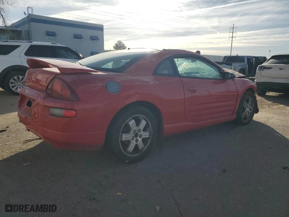 2000 Mitsubishi Eclipse GT with VIN 4A3AC54L3YE157482, listed as a Copart auction lot 85522224 with 169,216 mi miles and Salvage Title. Bid and sale history available at carsss.com. Image 3.
