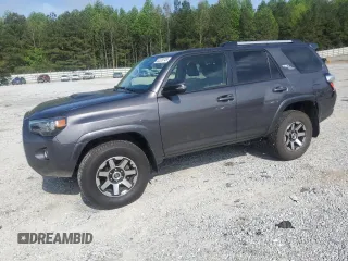 2018 Toyota 4Runner SR5 with VIN JTEBU5JR7J5529890, listed as a Copart auction lot 52278745 with 125,929 mi miles and Salvage title. Bid and sale history available at DreamBid. Image 1.