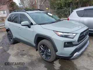 2023 Toyota RAV4 Adventure with VIN 2T3J1RFV5PW340095, listed as a IAAI auction lot 41719539 with 12,382 mi miles. Bid and sale history available at carsss.com. Image 1.