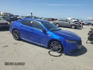 2020 Acura TLX w/A-Spec Pkg with VIN 19UUB1F63LA001267, listed as a Copart auction lot 54345815 with 72,870 mi miles and Salvage title. Bid and sale history available at DreamBid. Image 4.
