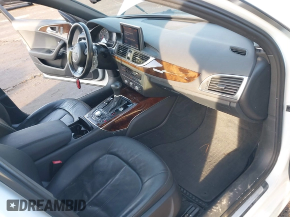 2015 Audi A6 3.0T Premium Plus with VIN WAUFGAFC9FN007079, listed as a IAAI auction lot 41496754 with 69,357 mi miles. Bid and sale history available at carsss.com. Image 5.