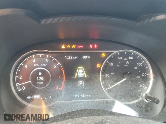2021 Nissan Versa SV with VIN 3N1CN8EV3ML860195, listed as a Copart auction lot 60738275 with 85,148 mi miles and Clean title. Bid and sale history available at DreamBid. Image 9.