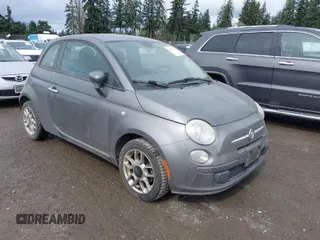 2012 FIAT 500 Pop with VIN 3C3CFFAR0CT124311, listed as a IAAI auction lot 41934595 with 135,741 mi miles. Bid and sale history available at carsss.com. Image 1.