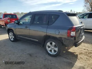 2017 Jeep Compass Sport with VIN 1C4NJCBA1HD147734, listed as a Copart auction lot 81370474 with 130,906 mi miles and Salvage Title. Bid and sale history available at carsss.com. Image 2.
