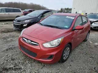 2013 Hyundai Accent GL with VIN KMHCT5AEXDU137369, listed as a Copart auction lot 83940744 with 114,521 mi miles and Salvage Title. Bid and sale history available at carsss.com. Image 1.