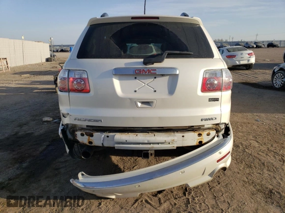 2012 GMC Acadia Denali with VIN 1GKKVTED0CJ335530, listed as a Copart auction lot 48971265 with 119,454 mi miles and Salvage Title. Bid and sale history available at carsss.com. Image 6.