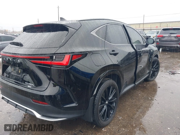 2022 Lexus NX with VIN JTJKKCFZ2N2007311, listed as a IAAI auction lot 41556622 with 26,919 mi miles. Bid and sale history available at carsss.com. Image 4.