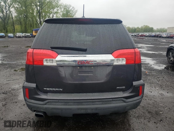 2016 GMC Terrain SLE with VIN 2GKFLSEK6G6186642, listed as a Copart auction lot 55635185 with Not Provided miles and Salvage Title. Bid and sale history available at DreamBid. Image 6.