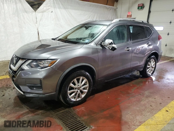 2018 Nissan Rogue SV with VIN KNMAT2MV1JP611192, listed as a Copart auction lot 43285775 with 124,649 mi miles and Clean Title. Bid and sale history available at carsss.com. Image 1.