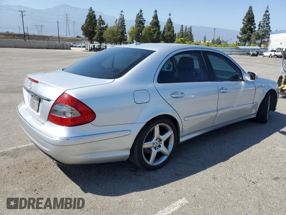 2008 Mercedes-Benz E 550 Sport with VIN WDBUF72X98B297805, listed as a Copart auction lot 61970255 with 248,178 mi miles and Salvage title. Bid and sale history available at DreamBid. Image 3.