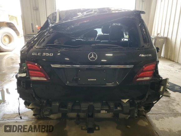 2016 Mercedes-Benz GLE 350 with VIN 4JGDA5HB6GA699538, listed as a Copart auction lot 60144735 with Not provided miles and Clean title. Bid and sale history available at DreamBid. Image 6.