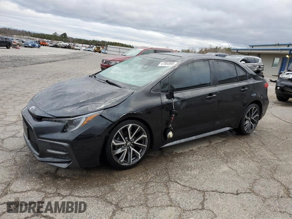 2020 Toyota Corolla SE with VIN 5YFP4RCE0LP013842, listed as a Copart auction lot 47954995 with 80,265 mi miles and Non Repairable. Bid and sale history available at carsss.com. Image 1.