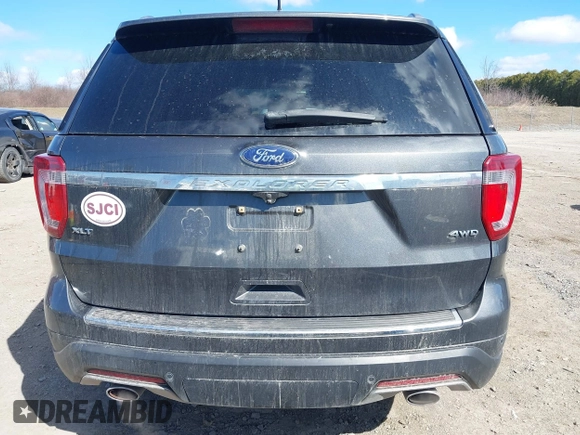 2018 Ford Explorer XLT with VIN 1FM5K8D8XJGC91593, listed as a IAAI auction lot 41838572 with 77,280 mi miles and . Bid and sale history available at carsss.com. Image 16.