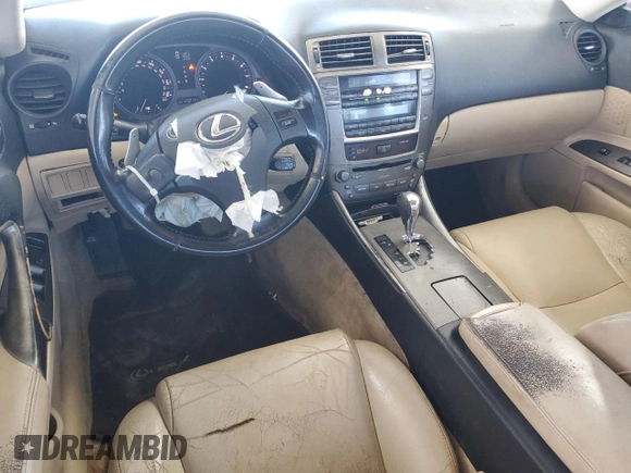 2007 Lexus IS 250 z VIN JTHBK262275040812, wystawiony jako Copart lot #55524825 z przebiegiem 202 141 mil mil oraz Szkoda całkowita • Salvage title. Historia ofert i sprzedaży dostępna na DreamBid. Obrazek 8.
