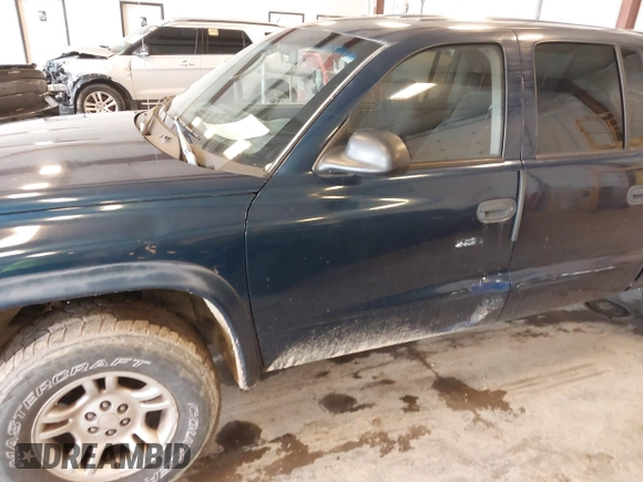 2003 Dodge Dakota SLT with VIN 1D7HL48N63S177233, listed as a IAAI auction lot 42167711 with 163,511 mi miles and . Bid and sale history available at carsss.com. Image 6.