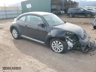 2019 Volkswagen Beetle S with VIN 3VWFD7AT4KM709088, listed as a Copart auction lot 41539035 with 0 mi miles and Salvage Title. Bid and sale history available at carsss.com. Image 4.