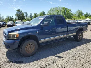 2007 Dodge 2500 SLT with VIN 3D7KS28AX7G853870, listed as a Copart auction lot 58666005 with 224,856 mi miles and Salvage title. Bid and sale history available at DreamBid. Image 1.