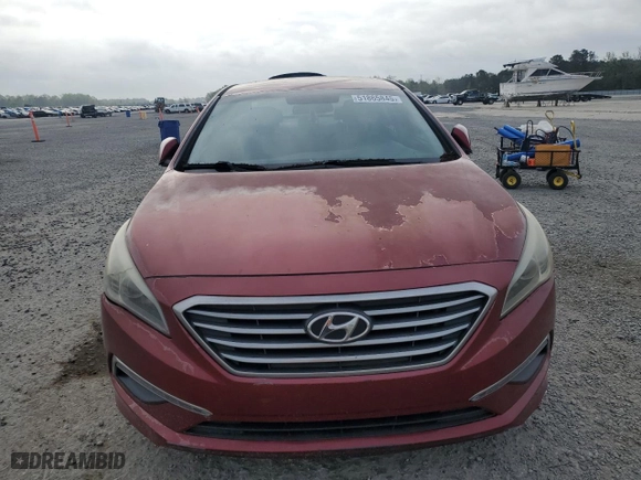 2015 Hyundai Sonata 2.4L SE with VIN 5NPE24AF0FH035921, listed as a Copart auction lot 51865845 with 216,749 mi miles and Clean Title. Bid and sale history available at carsss.com. Image 5.