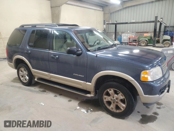 2005 Ford Explorer Eddie Bauer z VIN 1FMDU64K25UB16977, wystawiony jako Copart lot #80927454 z przebiegiem 203 449 mil mil oraz Szkoda całkowita • Salvage title. Historia ofert i sprzedaży dostępna na DreamBid. Obrazek 4.