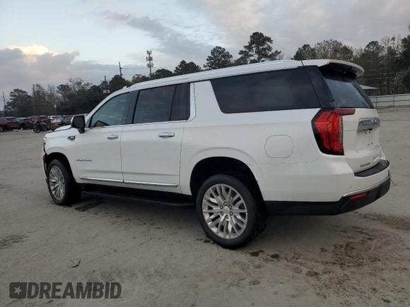 2024 GMC Yukon XL SLT with VIN 1GKS2GKD2RR218983, listed as a Copart auction lot 86210034 with 14,489 mi miles and Salvage Title. Bid and sale history available at carsss.com. Image 2.