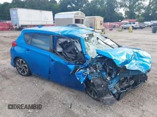 2017 Toyota Corolla iM with VIN JTNKARJE0HJ541734, listed as a IAAI auction lot 40023792 with 93,890 mi miles. Bid and sale history available at carsss.com. Image 1.