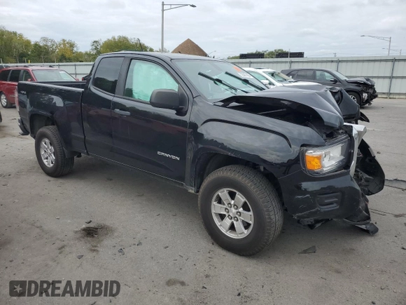 2019 GMC Canyon 4WD Elevation Standard with VIN 1GTH6BEN1K1297343, listed as a Copart auction lot 72567424 with 0 mi miles and Salvage Title. Bid and sale history available at carsss.com. Image 4.