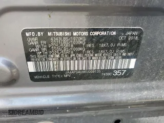 2019 Mitsubishi Outlander ES with VIN JA4AP3AUXKU009135, listed as a Copart auction lot 63937045 with 108,420 mi miles and Clean title. Bid and sale history available at DreamBid. Image 13.