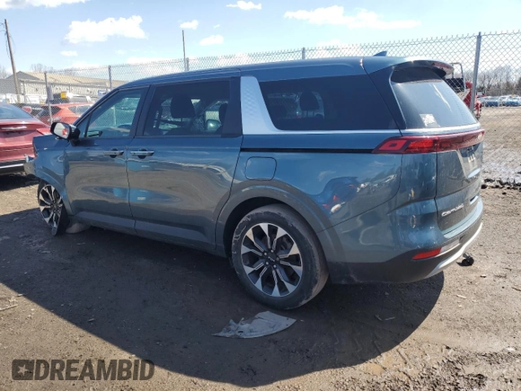 2022 Kia Carnival EX with VIN KNDNC5H39N6062087, listed as a Copart auction lot 49691475 with 84,779 mi miles and Salvage Title. Bid and sale history available at DreamBid. Image 2.