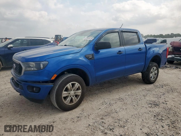 2019 Ford Ranger XL with VIN 1FTER4EH5KLA29934, listed as a Copart auction lot 57991385 with 86,308 mi miles and Salvage title. Bid and sale history available at DreamBid. Image 1.