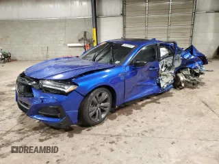 2022 Acura TLX w/A-Spec Package with VIN 19UUB5F56NA000745, listed as a Copart auction lot 86338994 with Not provided miles and Salvage title. Bid and sale history available at DreamBid. Image 1.