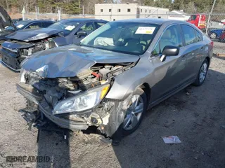 2015 Subaru Legacy 2.5i with VIN 4S3BNAA65F3057045, listed as a IAAI auction lot 41177191 with 72,436 mi miles. Bid and sale history available at carsss.com. Image 2.