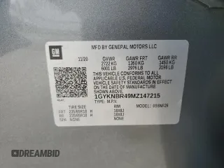 2021 Cadillac XT5 AWD Luxury z VIN 1GYKNBR49MZ147215, wystawiony jako Copart lot #50804575 z przebiegiem 82 153 mil mil oraz Czysty tytuł • Clean title. Historia ofert i sprzedaży dostępna na DreamBid. Obrazek 13.