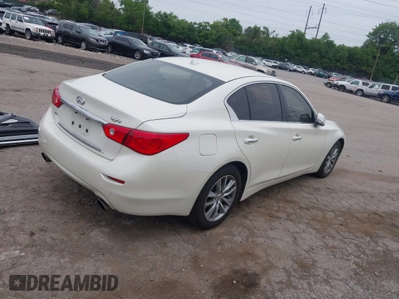 2017 Infiniti Q50 Premium z VIN JN1EV7AR5HM836200, wystawiony jako IAAI lot #42352743 z przebiegiem 127 105 mil mil oraz . Historia ofert i sprzedaży dostępna na DreamBid. Obrazek 4.