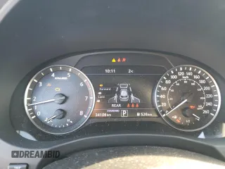 2021 Infiniti QX50 Luxe with VIN 3PCAJ5BB9MF125034, listed as a Copart auction lot 80587444 with 34,106 mi miles and Salvage Title. Bid and sale history available at DreamBid. Image 9.